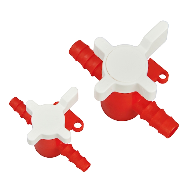 2-way valve 5-7mm, PP/PE